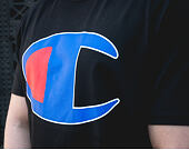 Triko Champion Reverse Weave Crewneck T-Shirt Black
