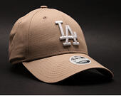 Dámská Kšiltovka New Era League Essential Los Angeles Dodgers 9FORTY Woodland Camel Strapback