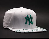 Kšiltovka New Era Sandwash Visor Print New York Yankees 9FIFTY White Snapback