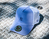 Dámská Kšiltovka New Era Pastel New York Yankees 9FORTY TRUCKER Purple Snapback