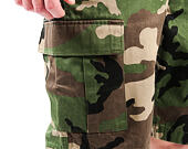 Kraťasy HUF Fatigue Cargo Woodland Camo