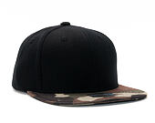 Kšiltovka State of WOW Crown 13 Black/Camo Snapback