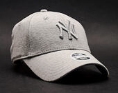 Dámská Kšiltovka New Era Jersey Essential New York Yankees 9FORTY Gray/Gray Strapback