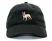 Kšiltovka Dog Limited French Bulldog Dad Hat Black Strapback