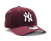 Kšiltovka New Era Diamond Era Essential New York Yankees 9FORTY Maroon/White Strapback