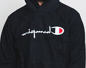 Mikina S Kapucí Champion Hooded Reverse Logo Sweatshirt Navy
