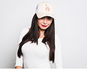 Dámská Kšiltovka New Era Essential Trucker Los Angeles Dodgers 9FORTY Satin/Gold Snapback