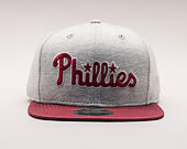 Kšiltovka New Era The Lounge Philadelphia Phillies 9FIFTY Gray/Cardinal Snapback