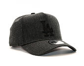 Kšiltovka New Era Seasonal Heather 9FORTY A-Frame Los Angeles Dodgers Heather Black Snapback