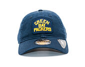 Kšiltovka New Era Patch Green Bay Packers 9FORTY Official Team Colors Strapback