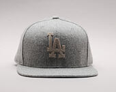 Kšiltovka New Era Melton Original Fit Los Angeles Dodgers 9FIFTY Gray Snapback