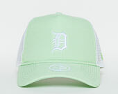 Dámská Kšiltovka New Era Oxford A Frame Trucker Detroit Tigers 9FORTY Green Snapback