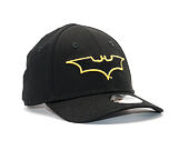Dětská Kšiltovka New Era Char Outl Batman 9FORTY Toddler Black/Cyber Yellow Strapback