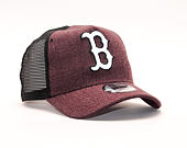 Dětská Kšiltovka New Era Seas Heather Aframe Trucker Boston Red Sox 9FORTY Toddler Heather Maroon/Wh