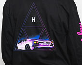 Triko S Dlouhým Rukávem HUF Night Call Triple Triangle Black