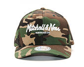 Kšiltovka Mitchell & Ness Pinscript High Crown 110 Flex-Snap Woodland Camo Snapback