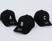 Kšiltovka State of WOW ALPHABET - Alpha Baseball Cap Crown 2 Black/White Strapback