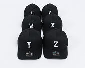Kšiltovka State of WOW ALPHABET - Whiskey Baseball Cap Crown 2 Black/White Strapback