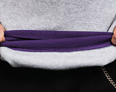 Mikina Champion Crewneck Sweatshirt Classic Logo Grey/Purple
