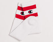 Ponožky Champion Tube Socks Crew White/Red