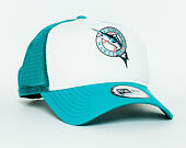 Kšiltovka New Era Coast 2 Coast Florida Marlins 9FORTY A-FRAME TRUCKER  Official Team Color
