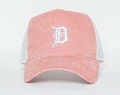 Dámská Kšiltovka New Era  Micro Cord  Detroit Tigers  9FORTY A-FRAME TRUCKER  Pink / Optic White