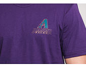 Triko New Era Coast 2 Coast Chest Tee Arizona Diamondbacks Purple