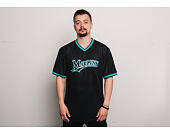 Triko New Era Coast 2 Coast Mesh BB Tee Florida Marlins Black
