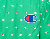 Mikina Champion All Over Print Embroidered Logo Crewneck Sweatshirt Green