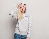 Dámská Mikina S Kapucí Champion Classic Mini Logo Chest Embroidered Grey