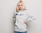 Dámská Mikina S Kapucí Champion Classic Logo Embroidered Grey
