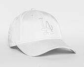 Dámská Kšiltovka New Era Satin Los Angeles Dodgers 9FORTY White Strapback
