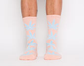 Ponožky HUF Melange Plantlife Coral Haze