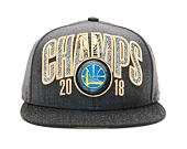 Kšiltovka New Era NBA Champions 2018 LOCKER ROOM Golden State Warriors 9FIFTY Team Color Snapback