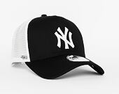 Kšiltovka New Era Clean Trucker New York Yankees Snapback Black / White