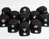 Kšiltovka Mitchell & Ness Luxe 110 SB Miami Heat Black Snapback