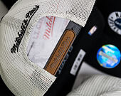 Kšiltovka Mitchell & Ness Patch 110 Flex-Snap SB Miami Heat Black/White Snapback