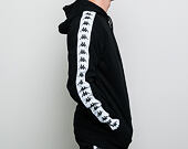 Mikina Kappa Banda Arit Slim Black/White