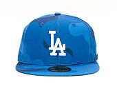 Kšiltovka New Era 59FIFTY Essential Camo Los Angeles Dodgers Navy Camo/White