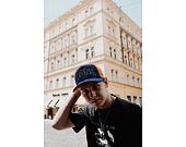 Kšiltovka Prague Lions A Frame Essential Trucker Navy/Orange Snapback