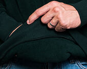 Mikina New Era Branded Cap Co. Half Zip Hoody Dark Green