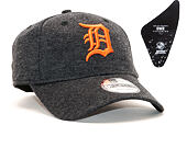 Kšiltovka New Era 9FORTY Detroit Tigers Winterised The League Black/Orange Strapback