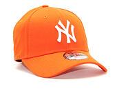 Kšiltovka New Era 9FORTY New York Yankees League Essential Orange/White Strapback