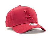 Dámská Kšiltovka New Era 9FORTY A-Frame Los Angeles Dodgers League Essential Cardinal Snapback
