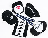 Kšiltovka Kappa Authentic Bzadem Black/White Snapback