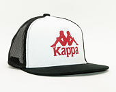 Kšiltovka Kappa Authentic Bzadwal Black/White/Red Snapback