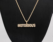Pozlacený Řetízek King Ice Notorious B.I.G. "Notorious" Necklace