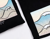 Mikina Pink Dolphin Tsunami Hoodie Black