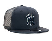 Kšiltovka New Era 9FIFTY Trucker New York Yankees Essential Navy/Official Team Colors Snapback