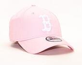 Kšiltovka New Era 9FORTY Boston Red Sox Essential Pink/White Strapback